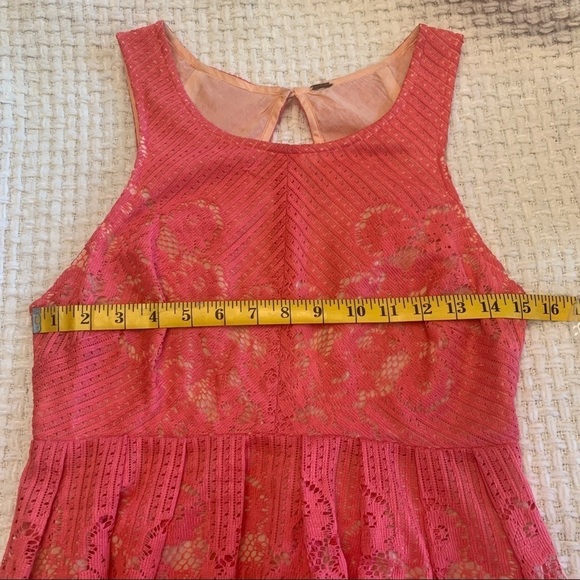 Free People Lined Lace Open Back Dress - Picture 5 of 6